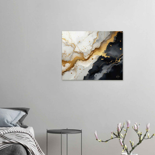 Canvas Stoïcijnse Wijsheid – Alles Verdwijnt Behalve Wat Je Begrijpt – Luxe Marmer