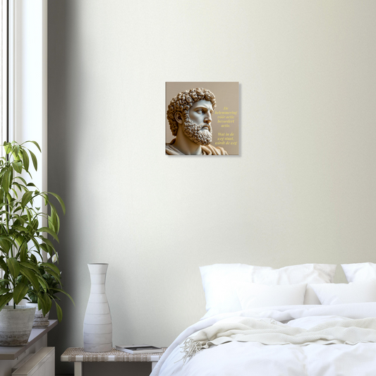 Marcus Aurelius Canvas – Discipline Reminder 40x40cm