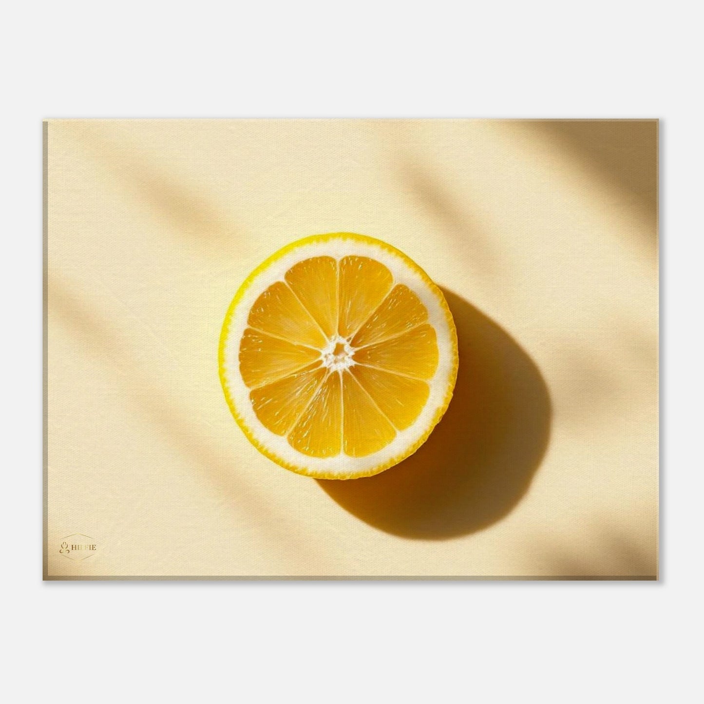 Keuken wanddecoratie citroen 30x40cm - Canvas fruit kunst aan de muur