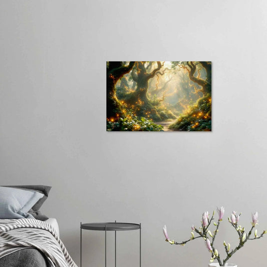 Wanddecoratie Woonkamer – Psychedelische Natuur Mindfulness – Moderne Kunst Canvas – 50x75cm