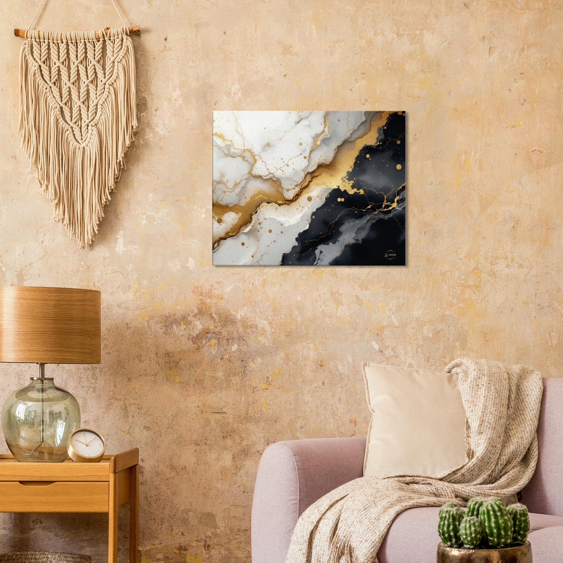 Grote wanddecoratie canvas 70x100cm – stoïcijnse wijsheid kunst