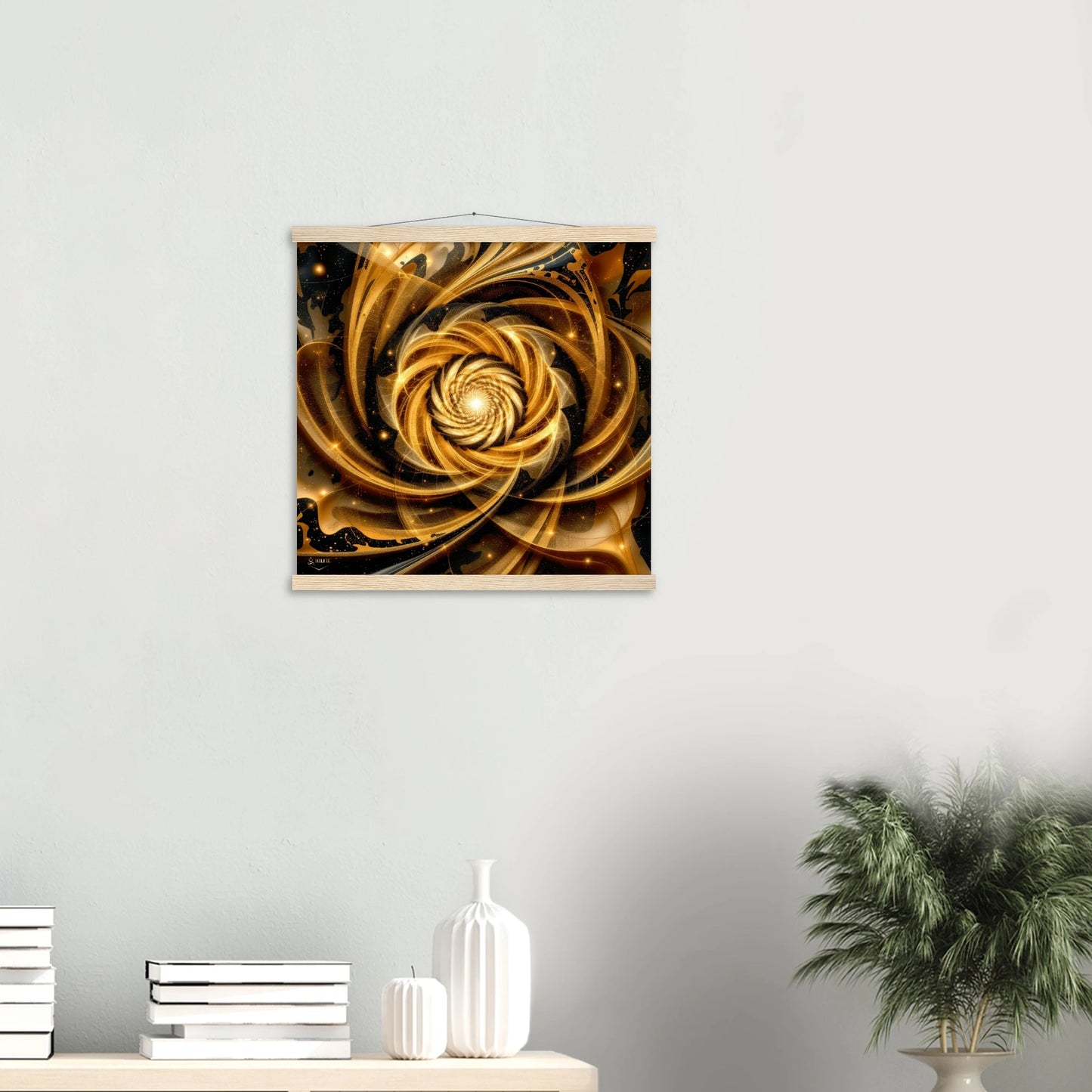 Psychedelische geometrie wanddecoratie poster canvas schilderij kunst aan de muur moderne kunst 50x50cm