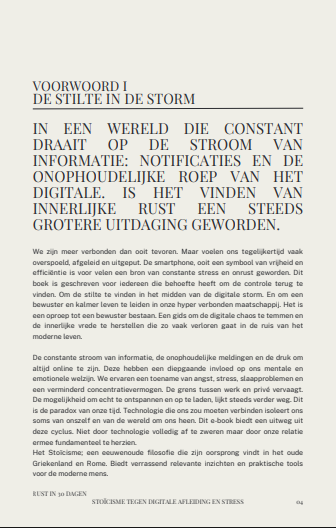 Stoïcisme e-boek Marcus Aurelius meditations praktische technieken mindfulness digitale detox