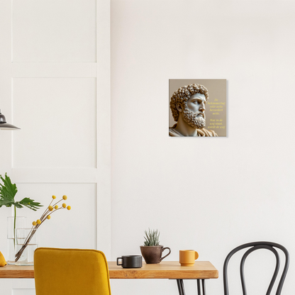 Marcus Aurelius wanddecoratie – mindfulness kunst 40x40cm