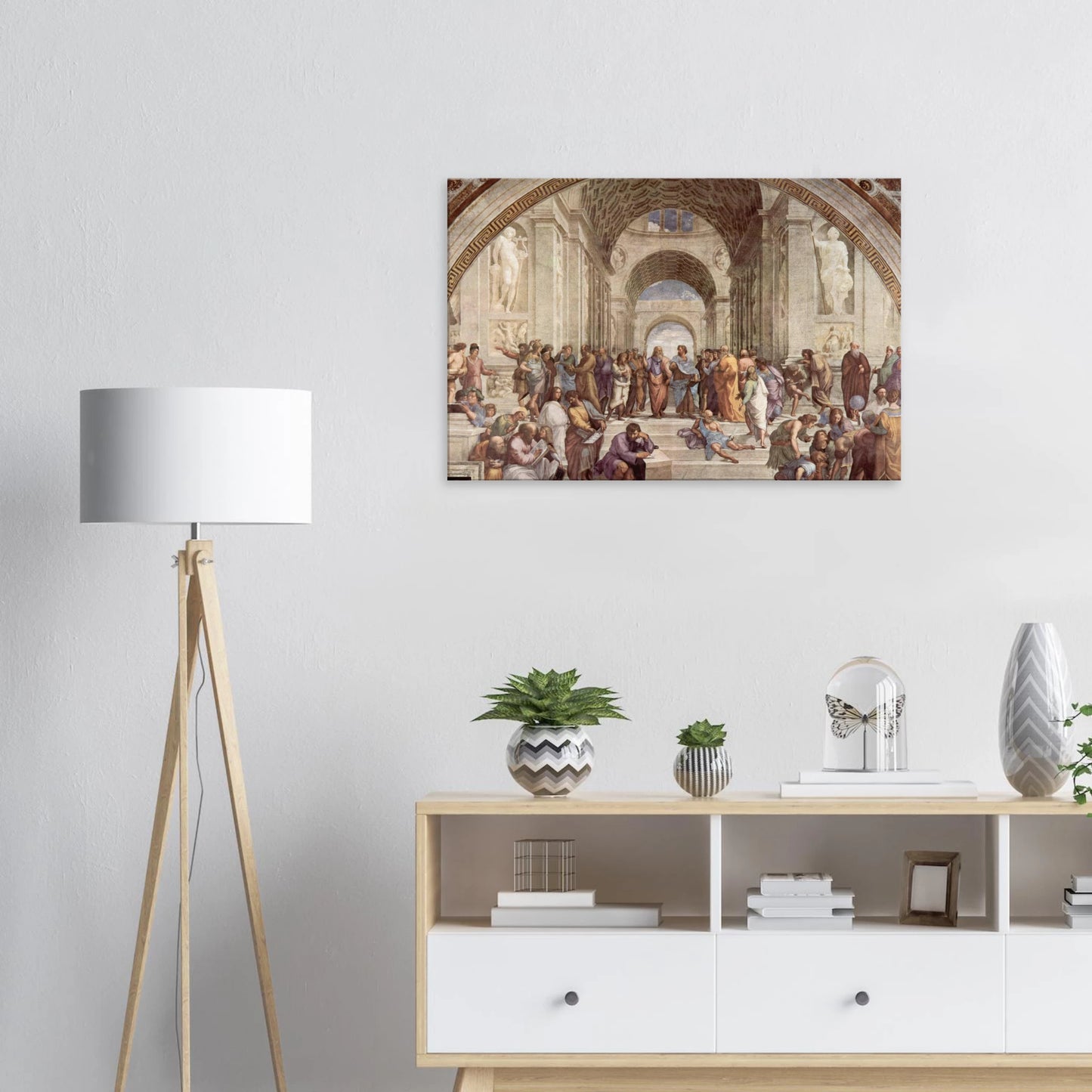 Historisch Romeins canvas wanddecoratie schilderij architectuur muur decoratie 60x90cm