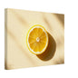 Wanddecoratie keuken citroen canvas 30x40cm - Verse fruit schilderij voor moderne keuken
