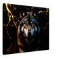 Wolf canvas 60x75cm – vrijheid en kracht wanddecoratie